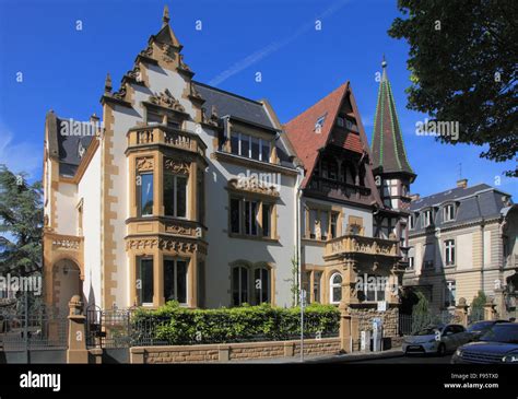 France, Lorraine, Metz, avenue Foch, house, historic architecture Stock Photo - Alamy