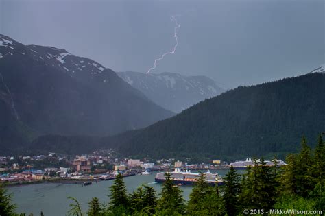 Rare thunderstorms move through Southeast Alaska