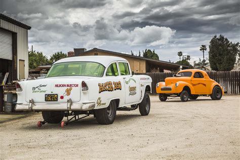 1955, Chevrolet, Bel, Air, Sedan, Two, Door, Gasser, Drag, Dragster, Race, Racing, Usa ...