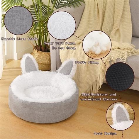 Warm & Fluffy Calming Cat Bed – CatPrestige.com