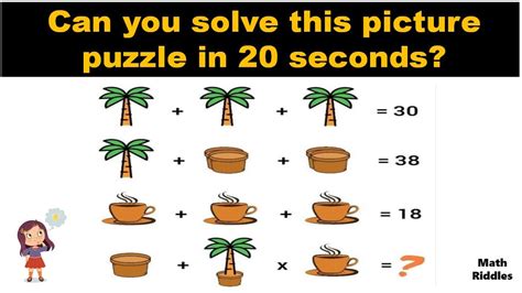 Math Riddles: Can You Solve This Picture Puzzle in 20 Seconds?