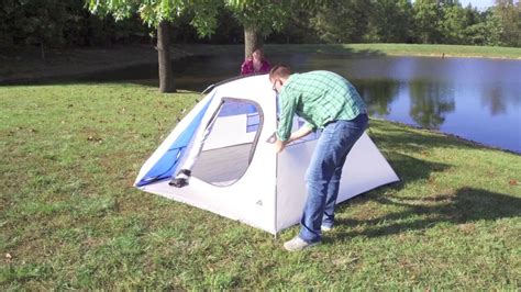 Ozark Trail 4P Dome Tent - Setup - YouTube