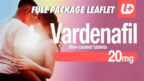 VARDENAFIL 20 mg - Full package leaflet: how to use, dose, warnings ...