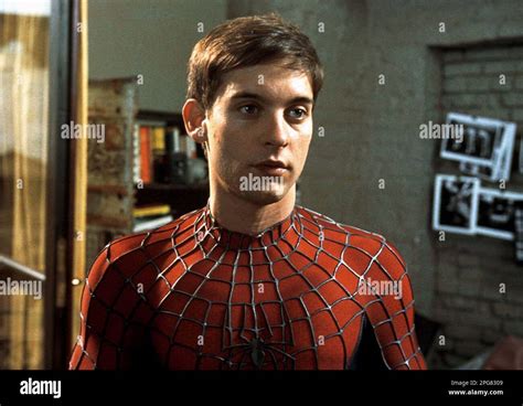 Spider-Man Tobey Maguire Stock Photo - Alamy