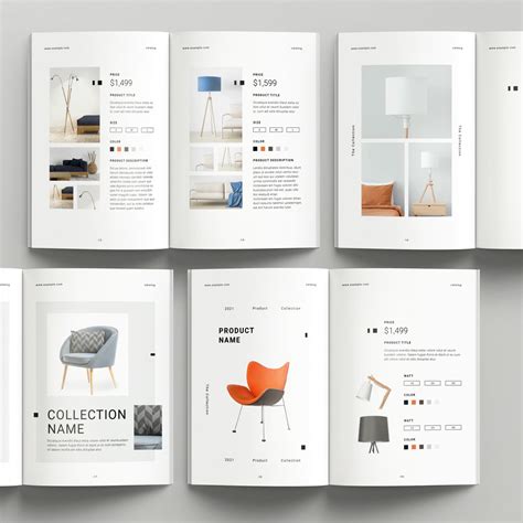 InDesign Template - Minimal Product Catalog Layout | Images :: Behance