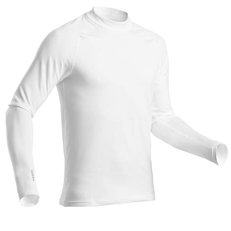 Men's Ski Thermal Wear Top 500 - White