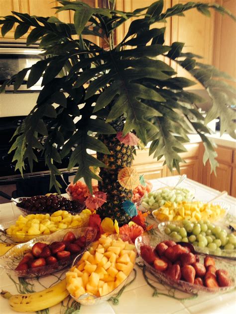 Pineapple Tree & Fruit Buffet Great Party Idea | Party | Pinterest ...