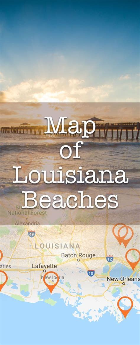 Map Of Louisiana Beaches - Tour Map