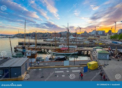 Oslo Skyline at Twilight in Oslo City, Norway Editorial Photo - Image of city, travel: 139064216