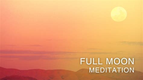 Full Moon Meditation - Moon Meditation - Breathing Room - Guided ...