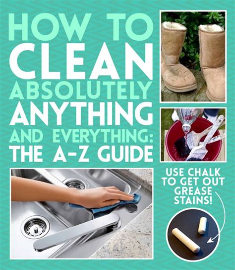 How To Clean (Almost) Anything And Everything | Household cleaning tips ...