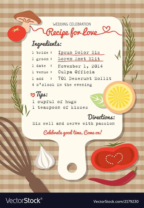 Recipe Card Design Template – Card Template