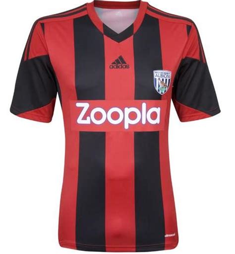 New West Brom Kit 13 14- Adidas WBA Red Black Away Shirt 2013-2014 ...