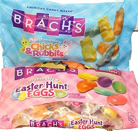 Brach's Easter Hunt Marshmallow Eggs and Chicks and Rabbits Candy -1 of Each- - Warehousesoverstock