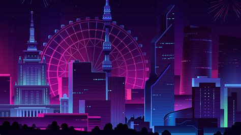 Neon Cities Wallpapers - Wallpaper Cave