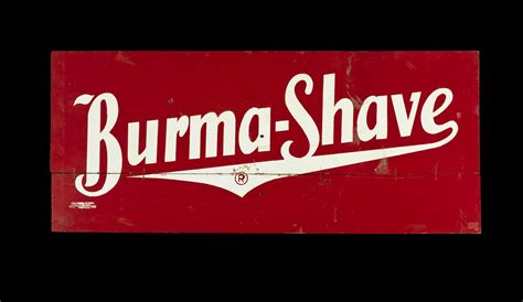 Burma-Shave Advertising Signs | Smithsonian Institution