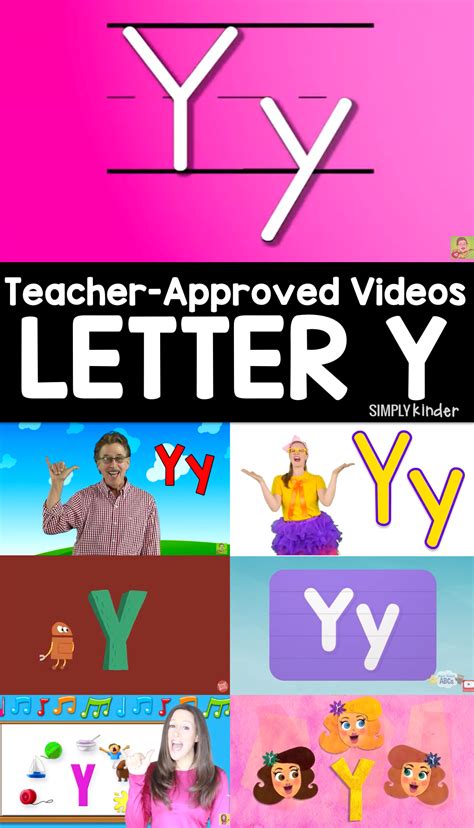 Teacher-Approved Videos Letter Y - Simply Kinder | Teacher favorite things, Have fun teaching ...