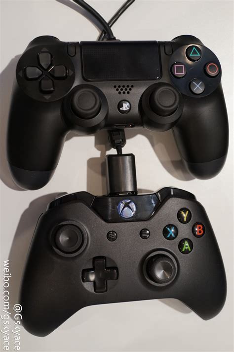 Xbox One and PS4 Controller Size Comparison: DualShock 4 vs Xbox One ...