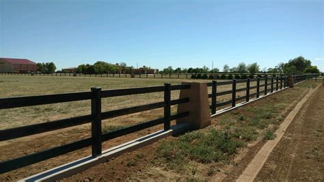 3 Rail Vinyl Fence - Three Rail Ranch Fence - BlacklineHHP