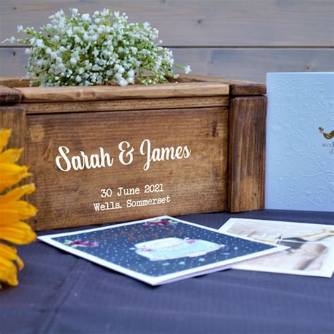 Personalised Wedding Memory Box Wedding Gift Wedding | Etsy