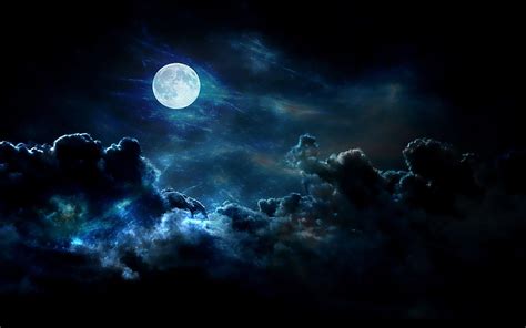 Moon and Clouds Wallpapers - Top Free Moon and Clouds Backgrounds - WallpaperAccess