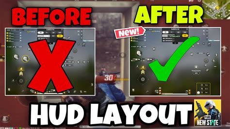 How to create the Best Hud Layout on Pubg Mobile New State ( Tips and ...