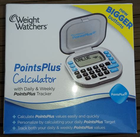 Weight Watchers 360 Points Plus Calculator - Bigger Buttons!