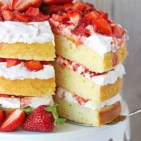 Strawberry Shortcake Cake