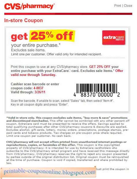 Printable Coupons 2022: Cvs Pharmacy Coupons