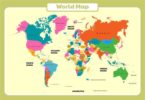 10 Best Large World Maps Printable Printablee - Fillable Form 2023