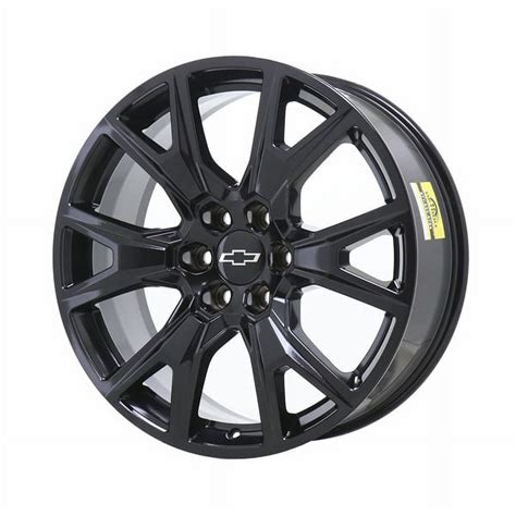 CHEVROLET SILVERADO 1500 2020 - 2023 GLOSS BLACK Factory OEM Wheel Rim (Not Replicas) - Walmart.com