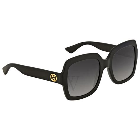 Womens 54 mm Black Sunglasses from Gucci 889652048901 | World of Watches