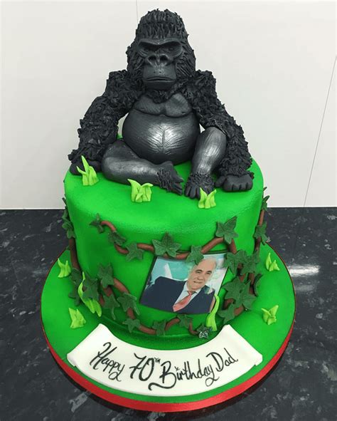 Gorilla Cake Design Images (Gorilla Birthday Cake Ideas) | Cake, Themed ...