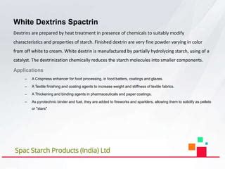 Maize starch and industrial applications | PPT | Free Download