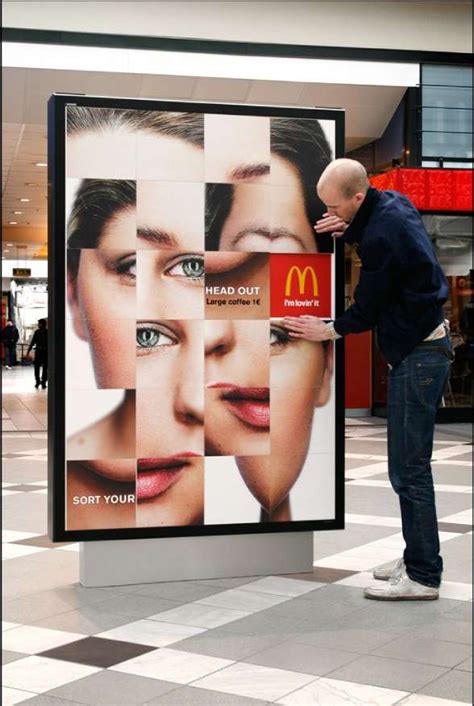 interactive campaign #kampagne Puzzle Billboards: McDonalds Sort Your ...