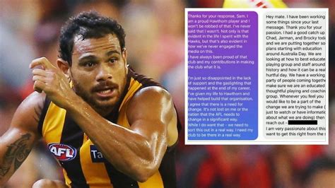 Cyril Rioli, Sam Mitchell text exposes Hawthorn gaslighting over racism claims: AFL 2022 | news ...