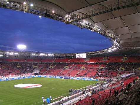 This is "my" stadium. It´s the home of the VfB Stuttgart. It´s not as ...