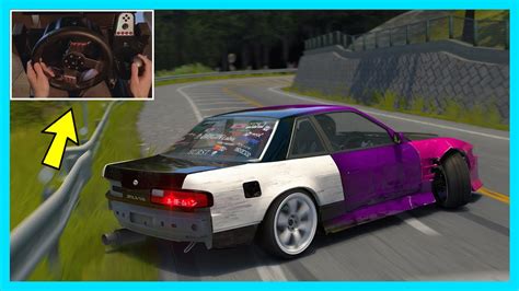 Nissan S13 MISSILE | Assetto Corsa PC w/900° Steering Wheel - YouTube