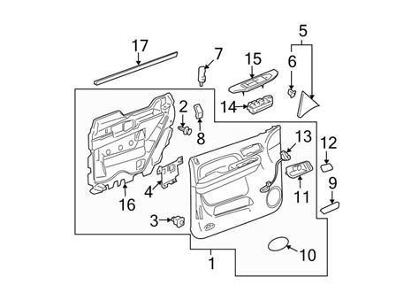 Exploring the Interior Components of a 2003 Chevy Avalanche: A Visual Diagram