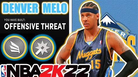 BEST DENVER CARMELO ANTHONY BUILD in NBA 2K22! - YouTube