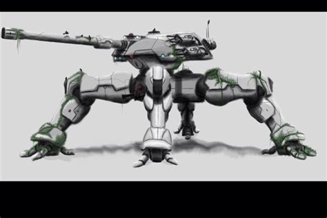 Spider tank. A next generation concept main battle tank, popularized in anime and manga. | Mech ...