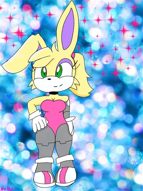 Here is a drawing of my favorite sonic character Bunnie Rabbot! | Appleminte Official Amino