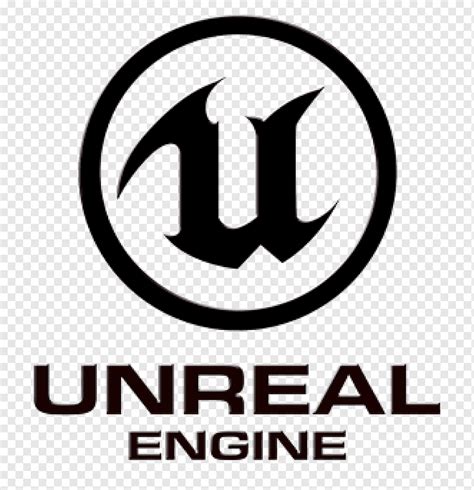 Unreal Engine 4 Logo Computer Ikoner, logo enhed, areal, sort og hvid, mærke png | PNGWing