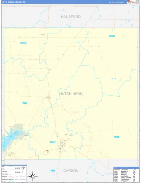 Maps of Hutchinson County Texas - marketmaps.com