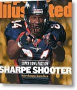 Denver Broncos Shannon Sharpe, 1999 Afc Championship Sports Illustrated Cover Canvas Print ...