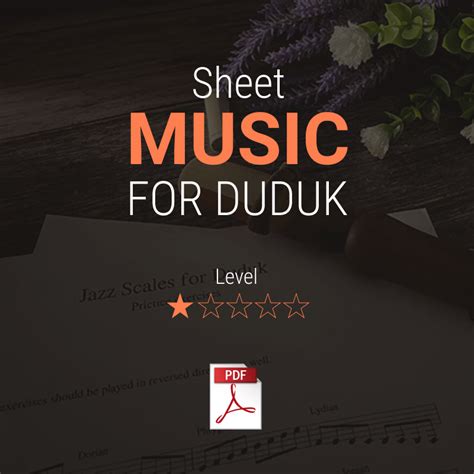 Duduk Sheet Music - Nare | Նարե – Dudukhouse