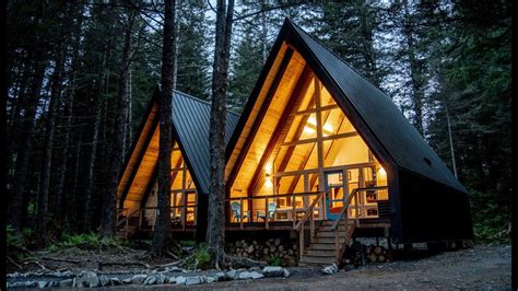 Remote Alaska A-Frame Cabin Tour - Two Bedroom Space Saving Design | A frame cabin, Alaska house ...