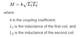 Parallel inductive coupling approximation – coupling coefficient ...