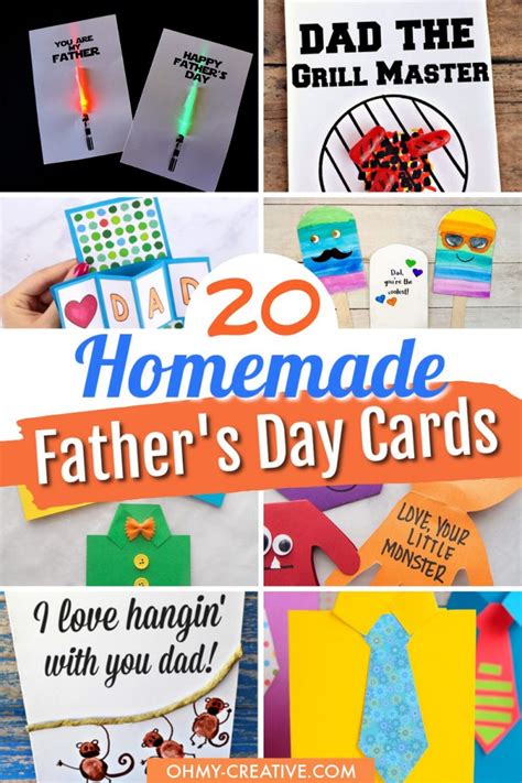 Cute Father's Day Cards For Kids To Make Messy Little Monster | atelier ...