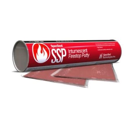 7 1/4 in x 7 1/4 in x 3/16 in STI SpecSeal SSP Firestop Putty Pad